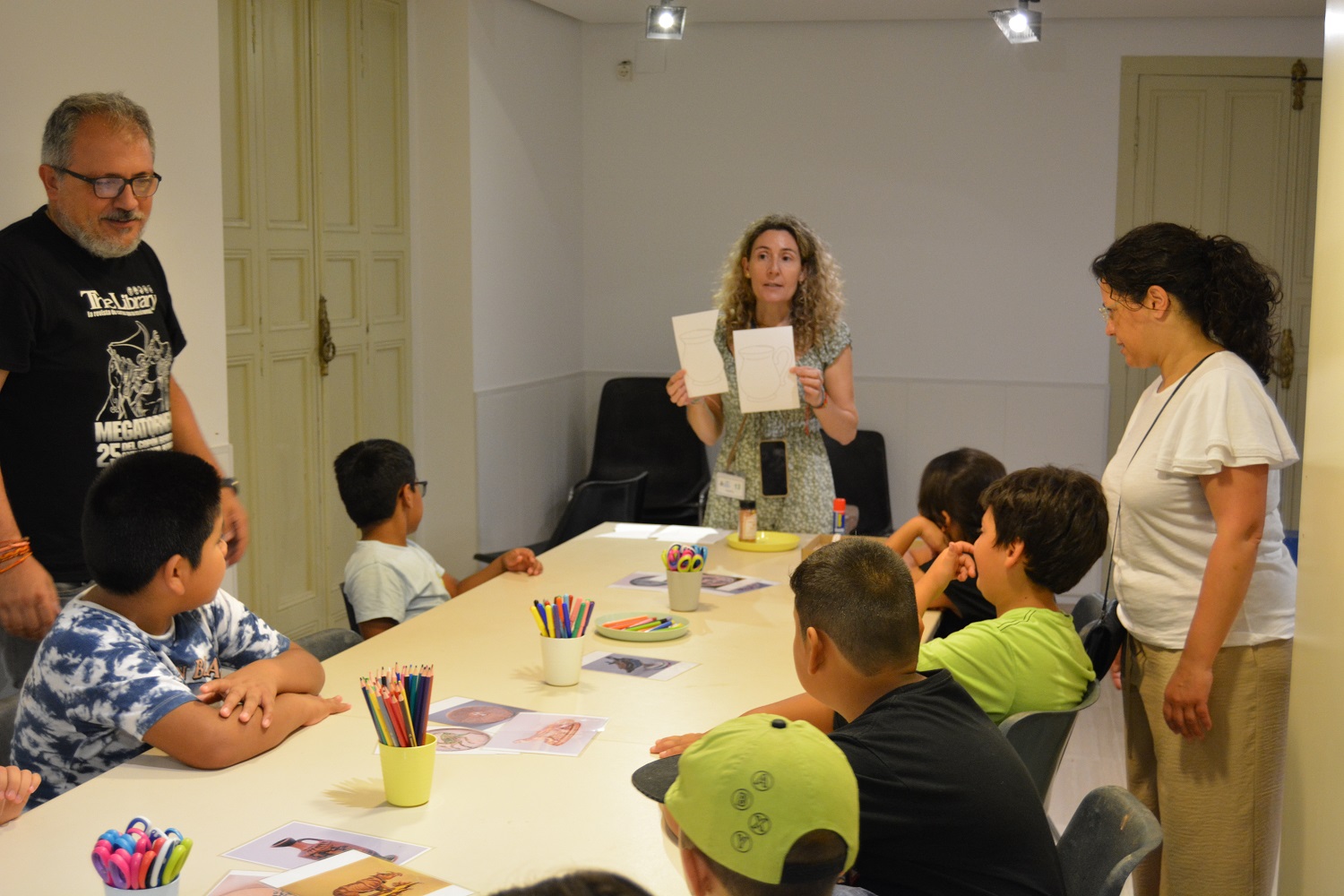 Niños en el Museo de Cerámica