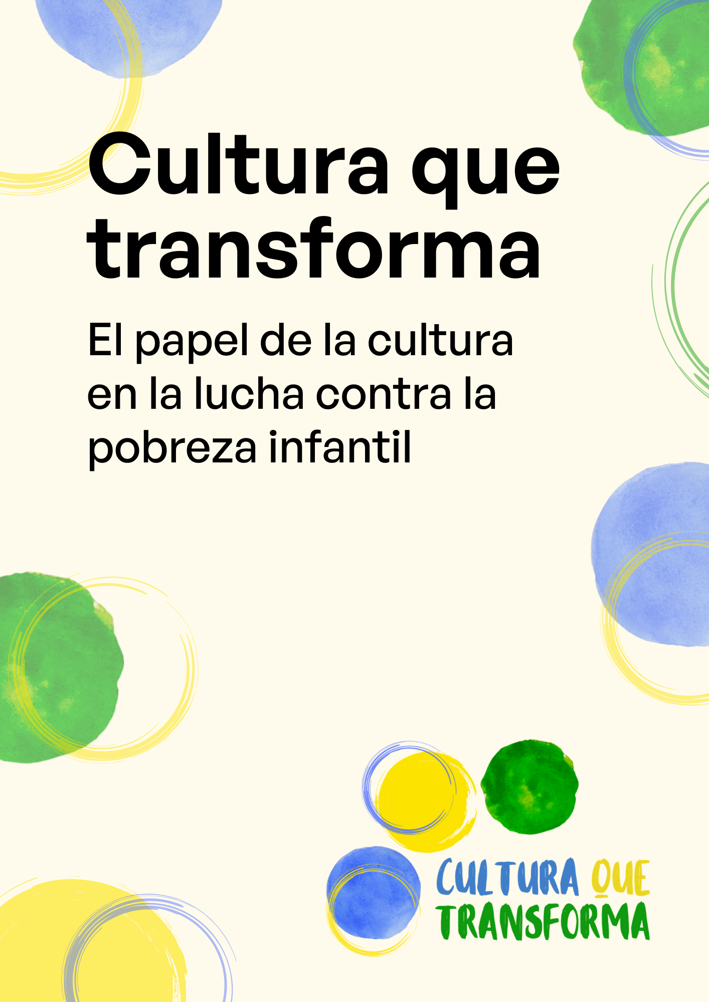 Portada Cultura que transforma