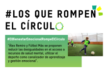 #LosQueRompenElCírculo: Deporte y bienestar emocional para la infancia de mano de Álex Remiro y Fútbol Más 